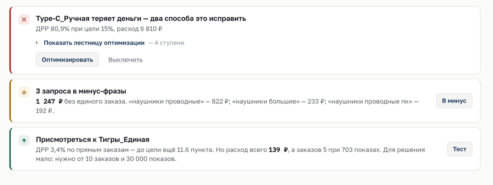 Дашборд ежедневных продаж
